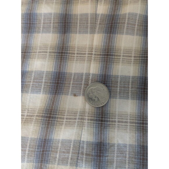 Roper Pearl Hexagon Snap Womens XL Plaid Long Cowboy Workwear Rodeo Ranch Horse - Picture 7 of 7